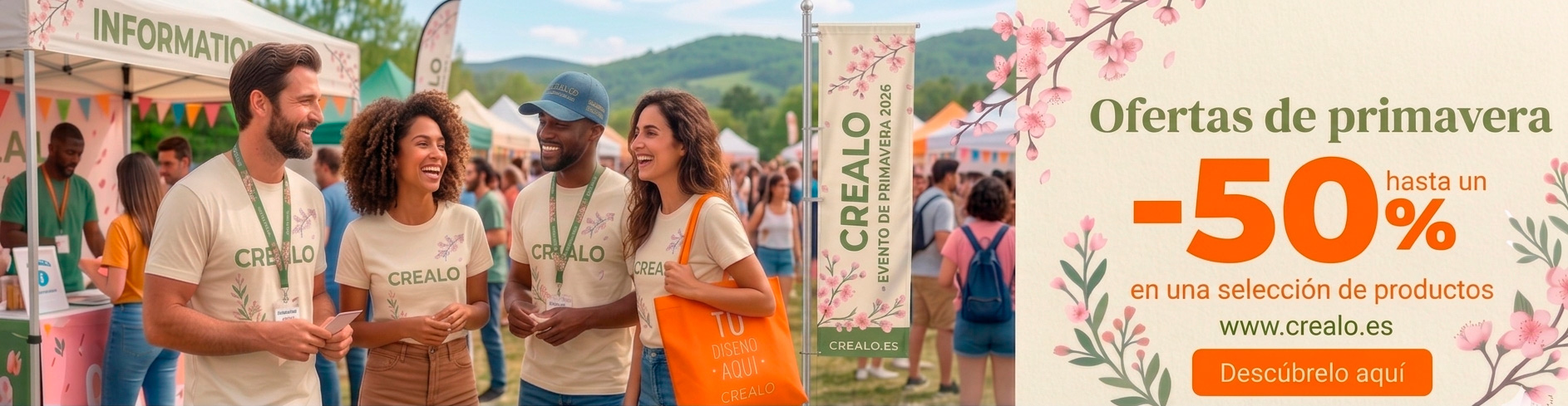 Ofertas primavera Slide background