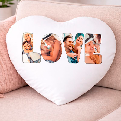 Cojín forma corazón